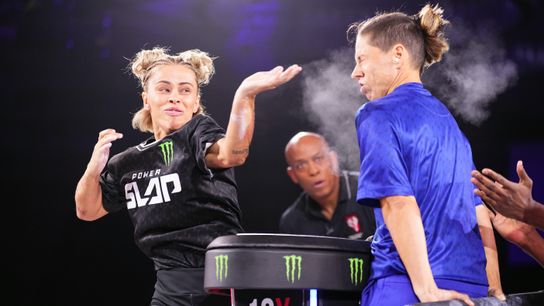 Paige VanZant had "absolutely incredible" time in Power Slap debut, wins unanimous decision taken Fontainebleau (Power Slap). Photo by Courtesy Power Slap